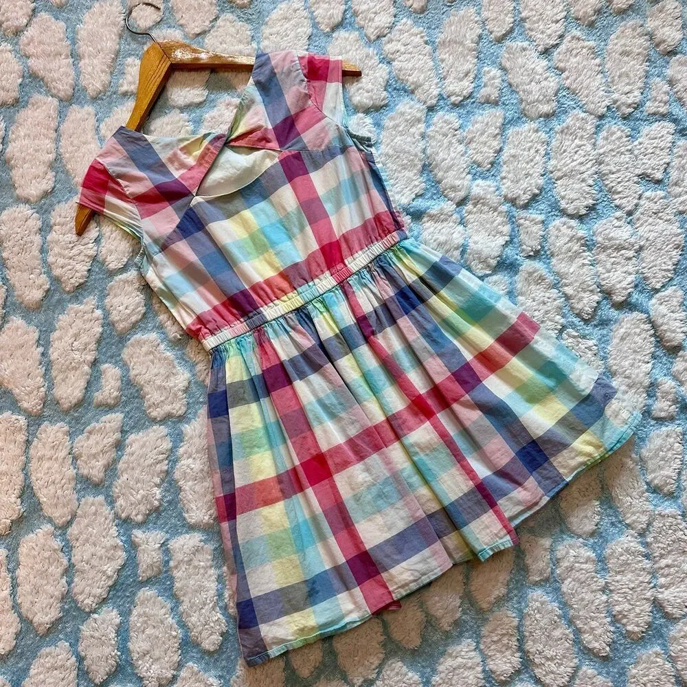 Gap Plaid Summer Dress Size 8
